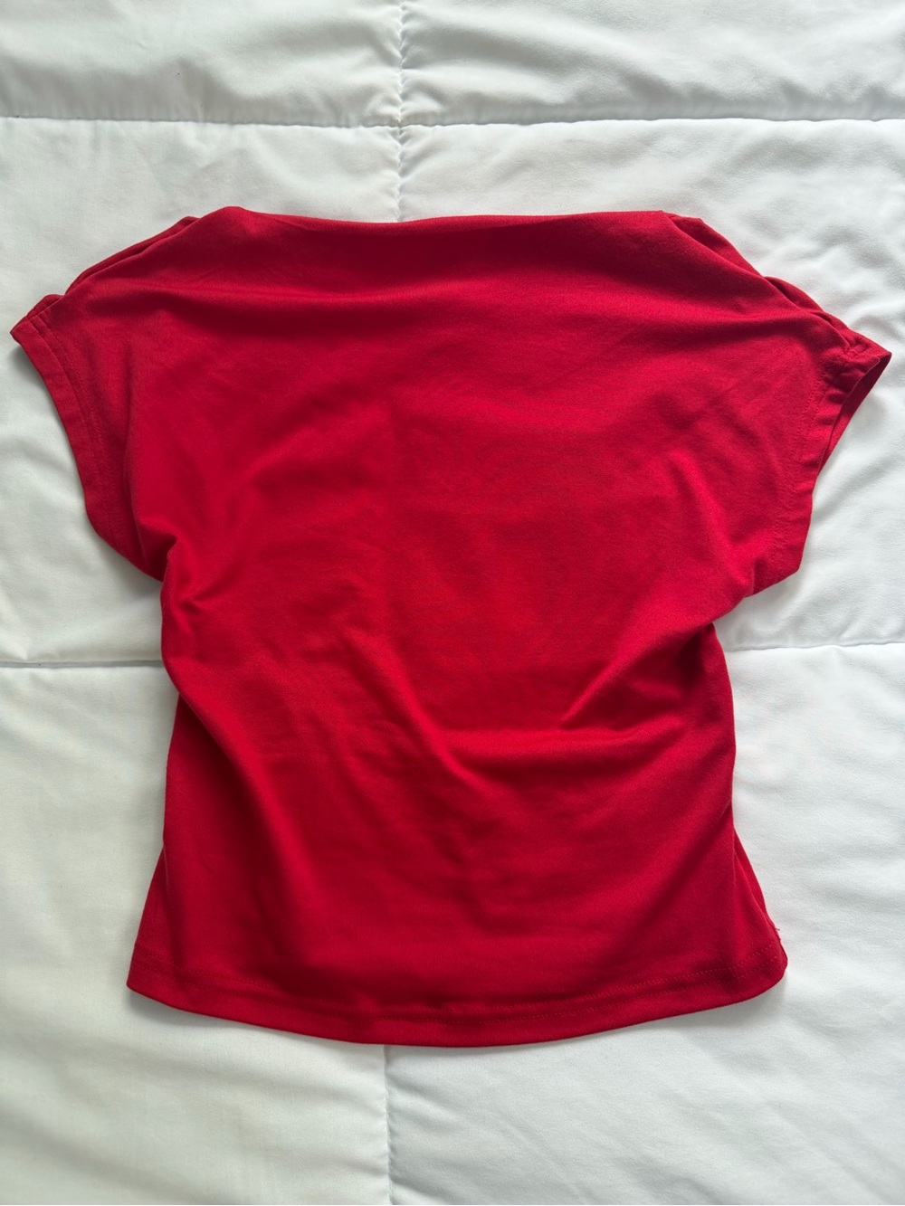 Women’s Red Short-Sleeve Top